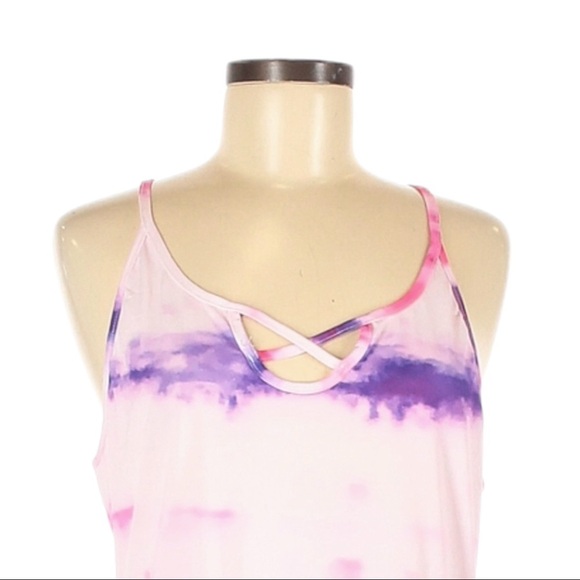 🌺 Lily Firmiana Tie Dye Crisscross Strappy Summer Tank Top Size M NWT - Picture 3 of 12